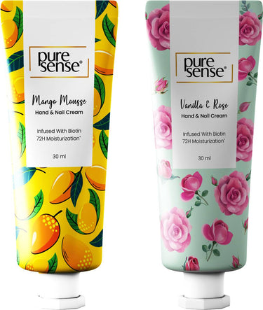 PureSense Pack of 2 Vanilla and Mango Hand Cream